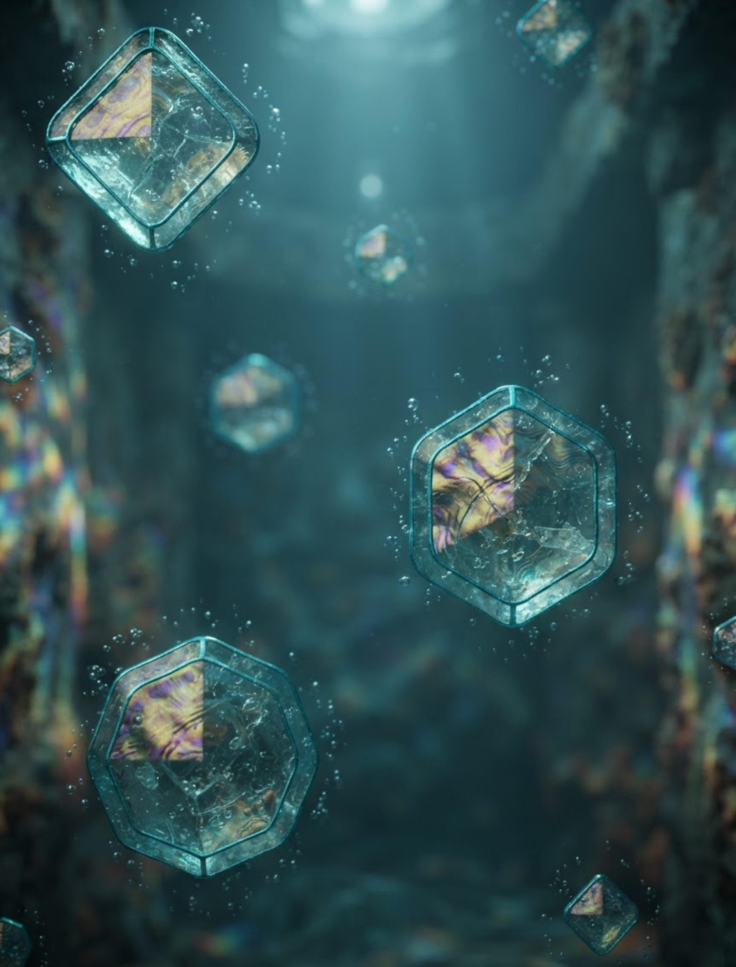Glowing gemstones illustrating valuable moments in Day Diamond